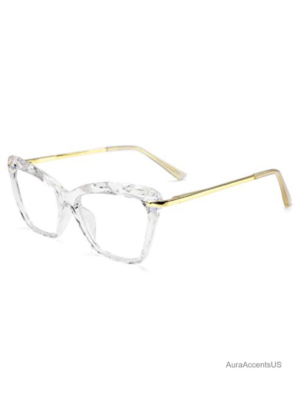 Cat Eye Glasses Frame Clear Lenses Lightweight Eyewear for Women
